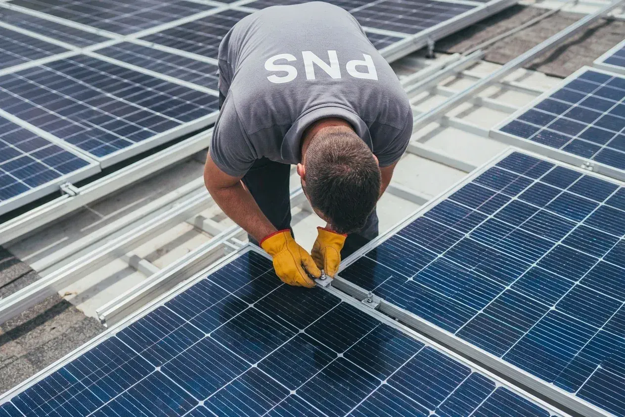 Panneaux solaires à Vaulx-en-Velin